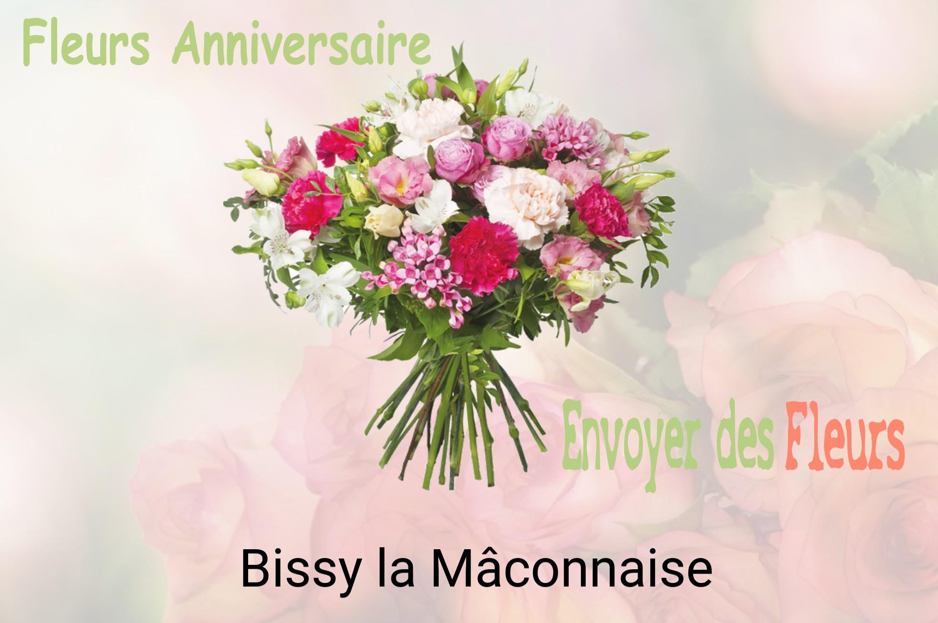 Bouquet de fleurs d’anniversaire livré à Bissy-la-Mâconnaise
